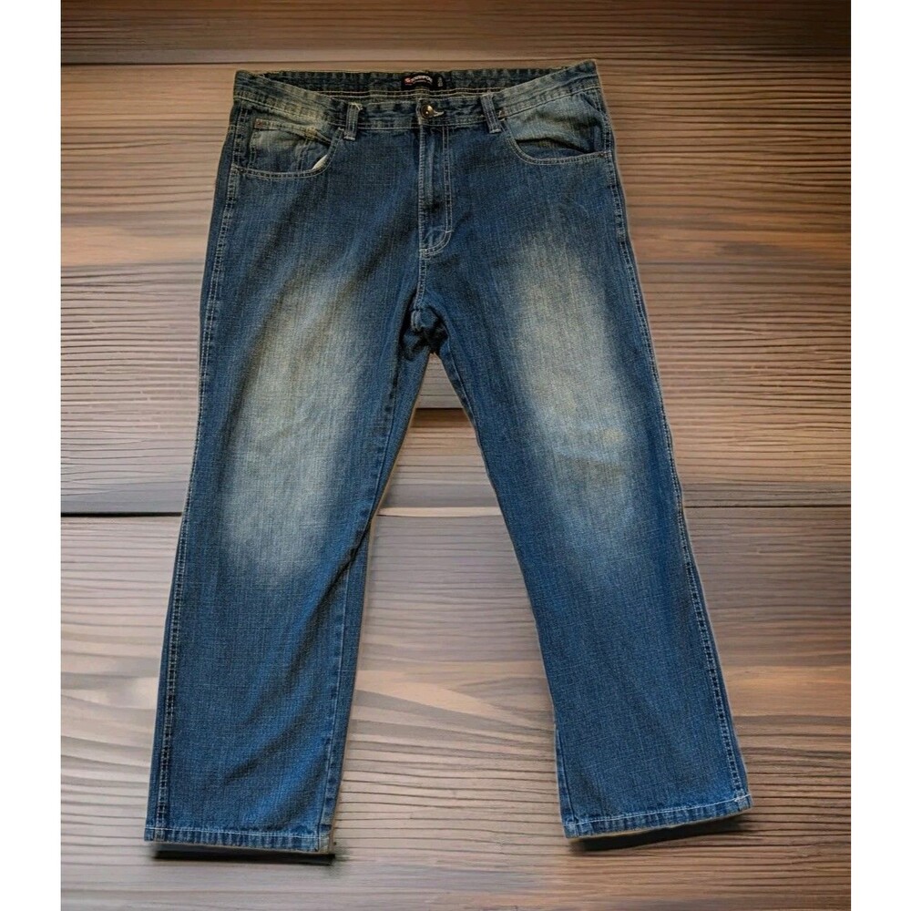 Southpole Jeans Mens 42x32 (42x30.5) Relaxed Fit Baggy Wide Leg Hip Hop Skater